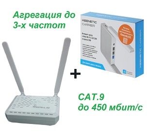Иллюстрация: модем Vertel 4G плюс роутер Keenetic carrier AC1200